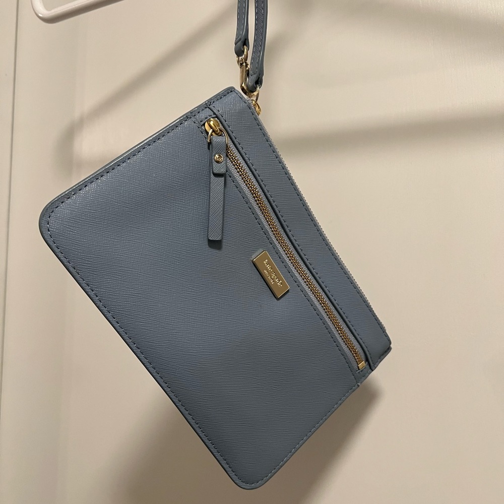 Kate Spade Dusty Blue Wristlet